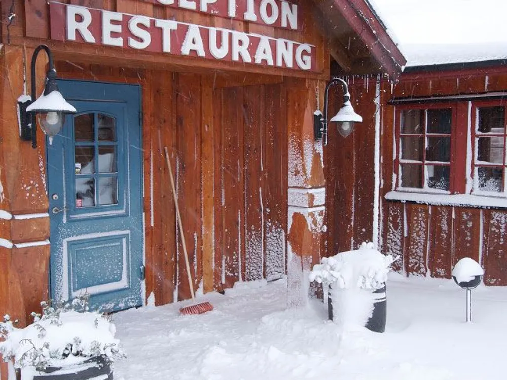Tunet snöstorm