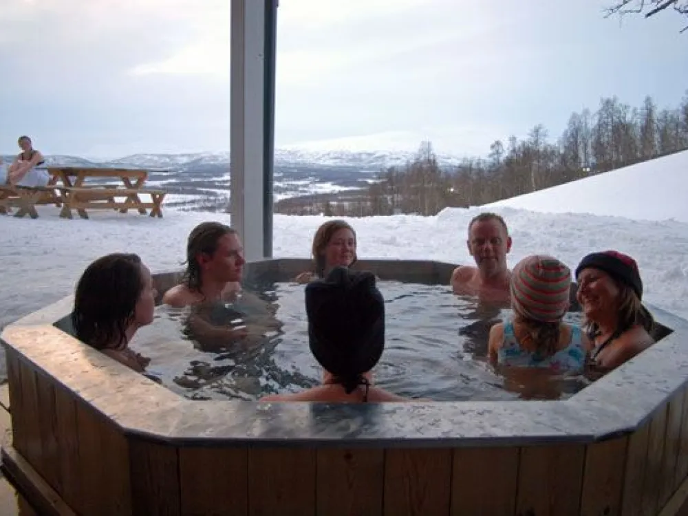 Badtunna vid Storfjällsbadet