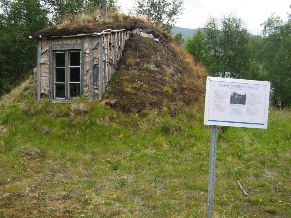 The Sami settlement at lake Gausjosjön