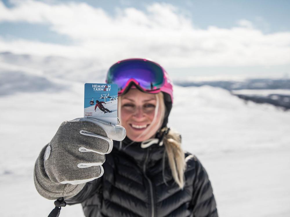 Here you can order a new ski pass and load your Key Card.