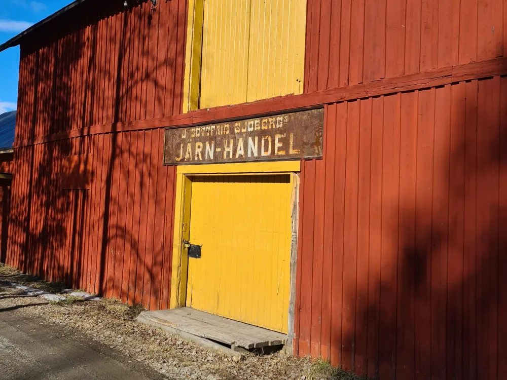 Old railway depots by the railway 