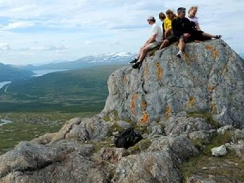På toppen av Atoklimpen